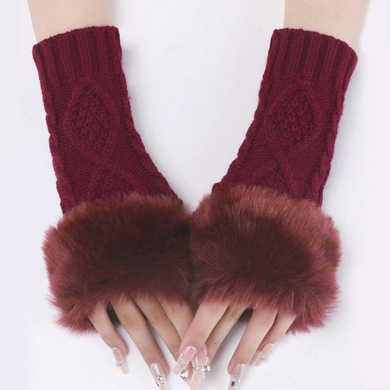Warm Solid Colour Gloves