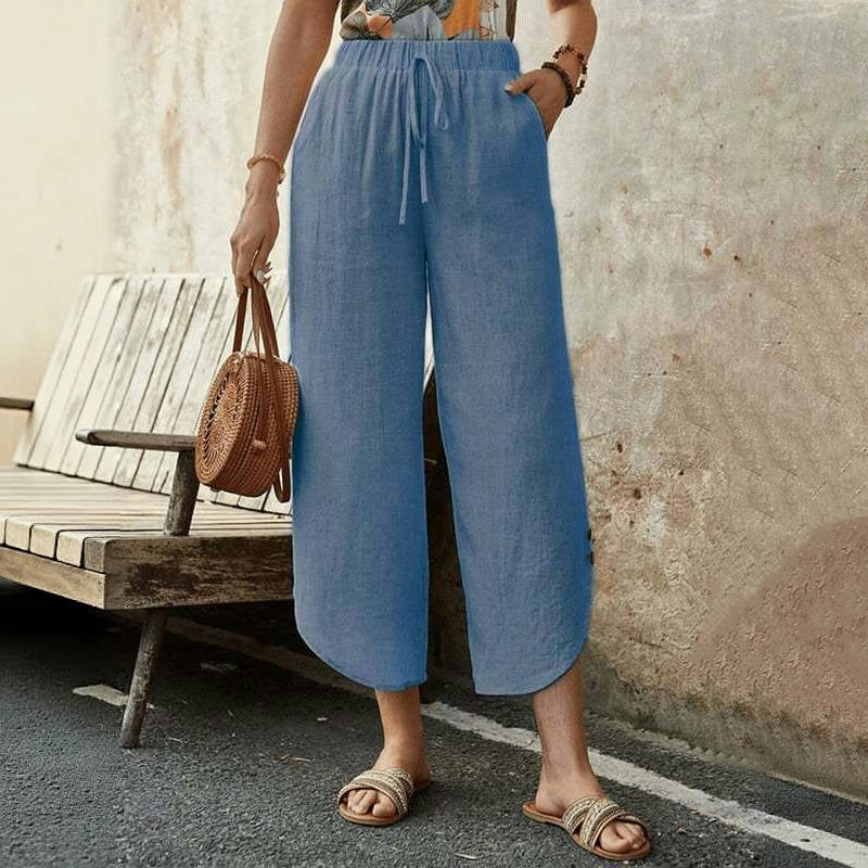 【Cotton And Linen】Comfortable Casual Trousers