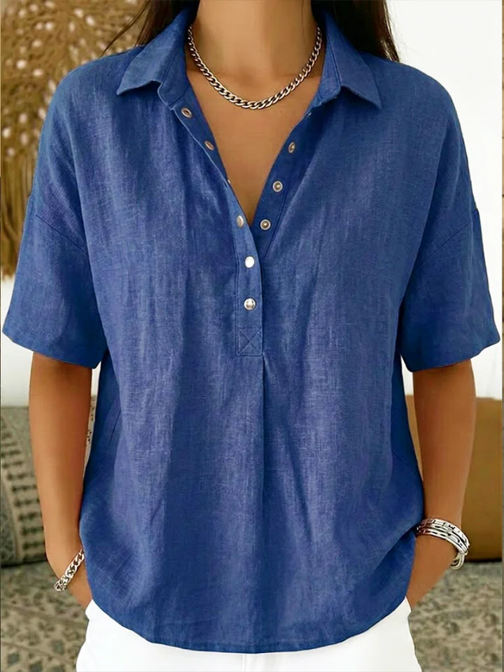 Lise - Blouse Décontractée en Coton