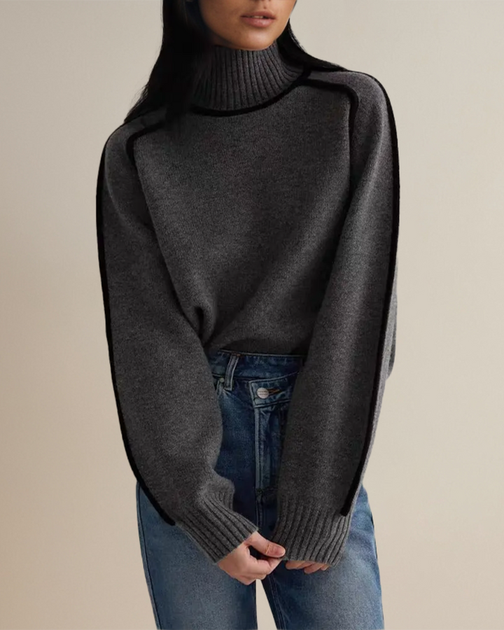 Julia - Pull Roulé Chic Automnal