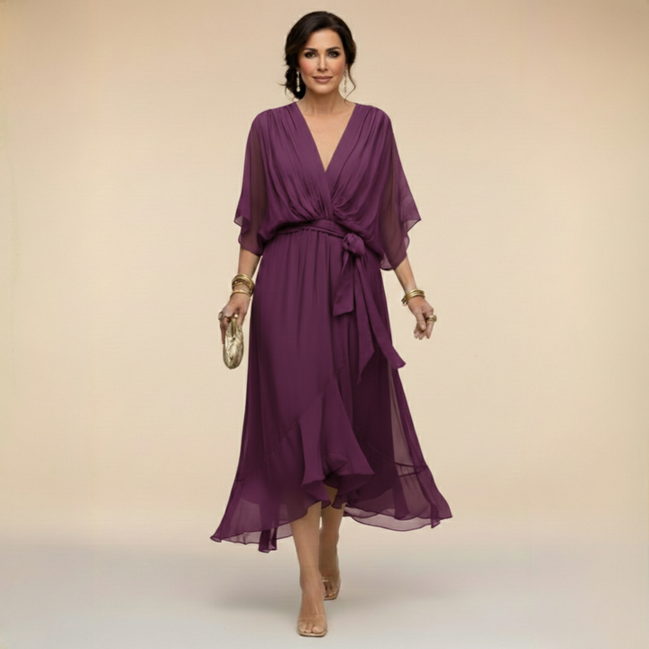 Monica - Élégante Robe en Chiffon