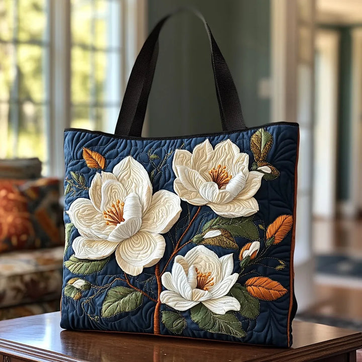 Sac Matelassé Artisanal - Magnolia Délicate