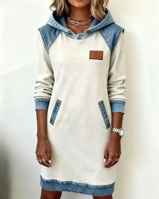 Alexa | Robe à capuche Cozy Contrast