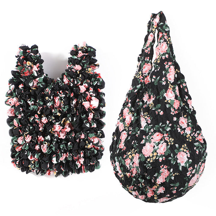 Vintage Floral Print Bag