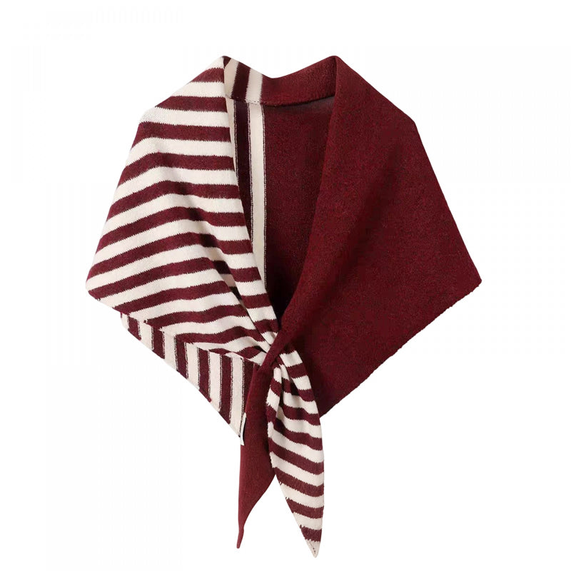 Warm Striped Shawl