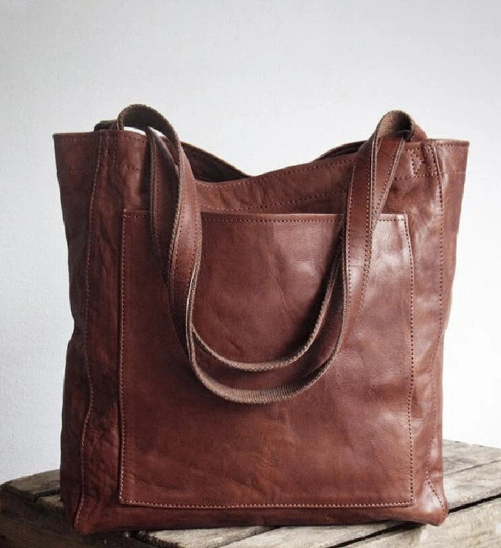 Thessalie | Sac fourre-tout en cuir classique