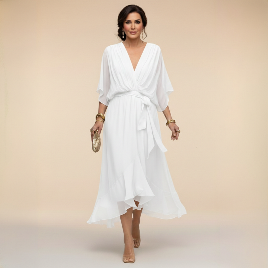 Monica | Robe à col en V