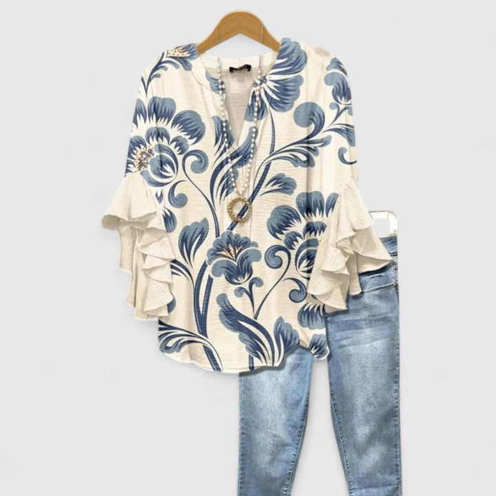 Isabella - Élégante Blouse Artistique