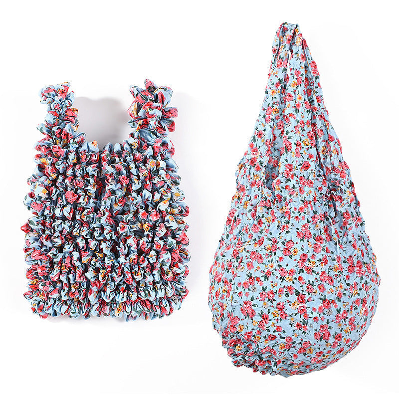 Vintage Floral Print Bag