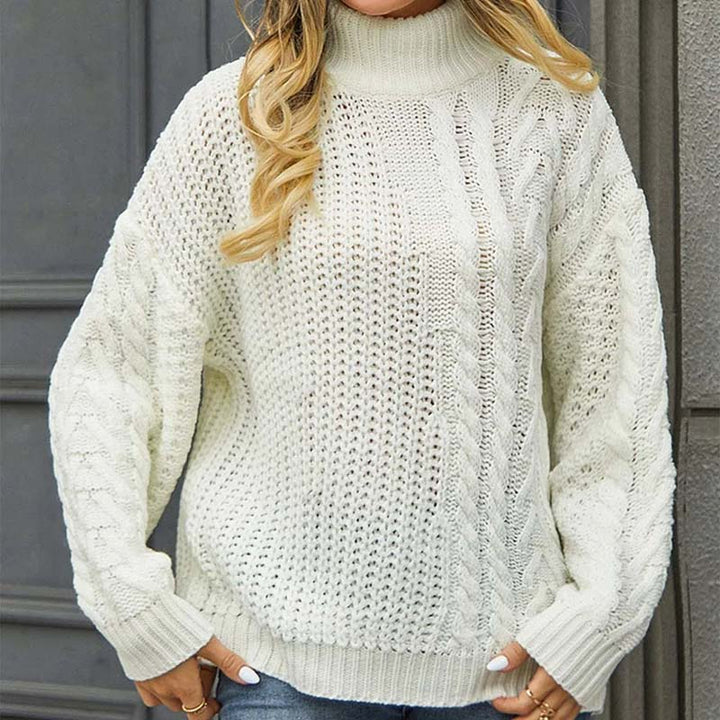 Casual Cable Knit Sweater