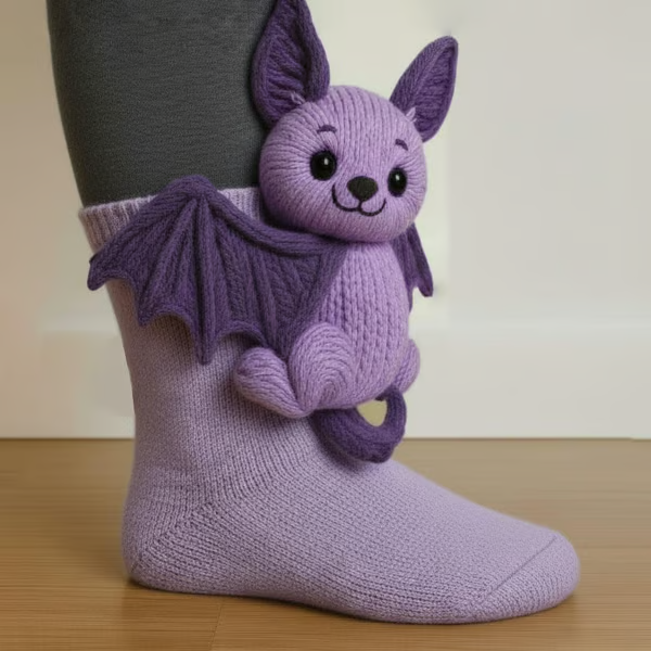 Chaussettes douces à motifs animaux