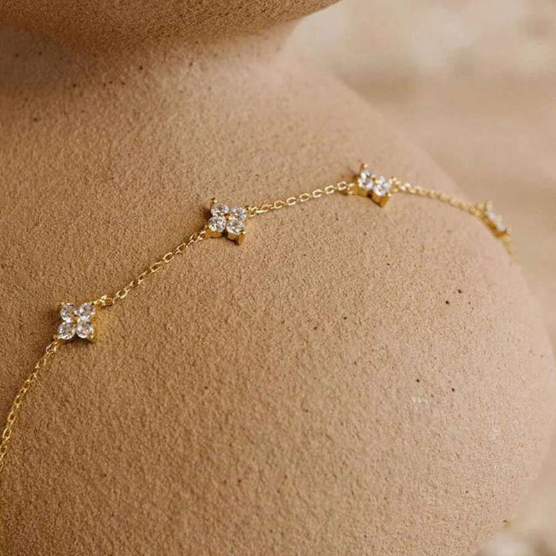 Vintage Four-Leaf Clover Necklace