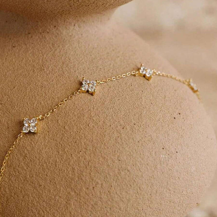 Vintage Four-Leaf Clover Necklace