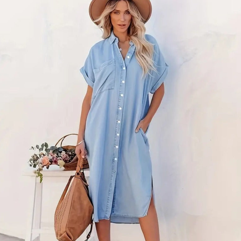 SAVANNAH | Robe-chemise avec Poches