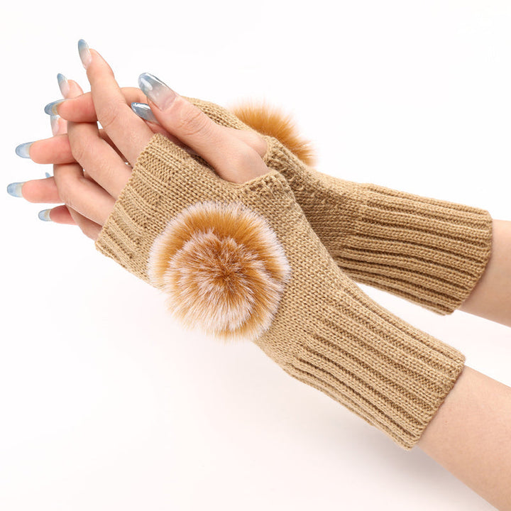Solid Colour Warm Gloves