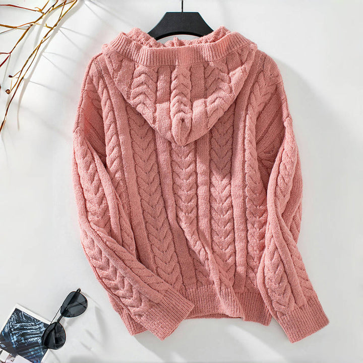 Casual Cable Knit Sweater