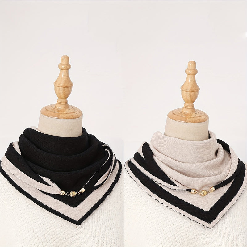Vintage Colour Block Scarf