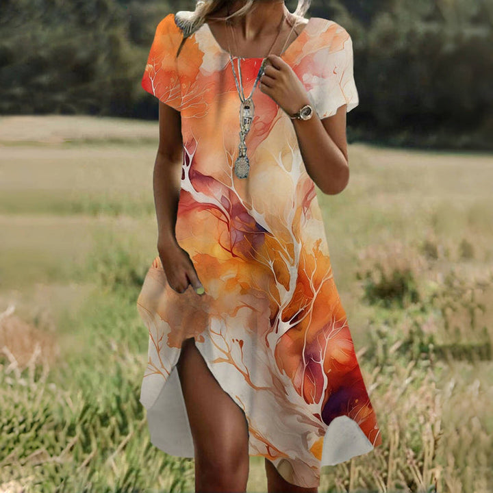 Vintage Gradient Dress
