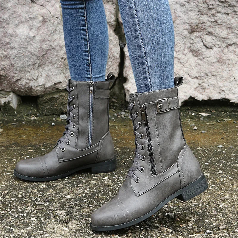 Erika - Bottes en Cuir Luxueuses
