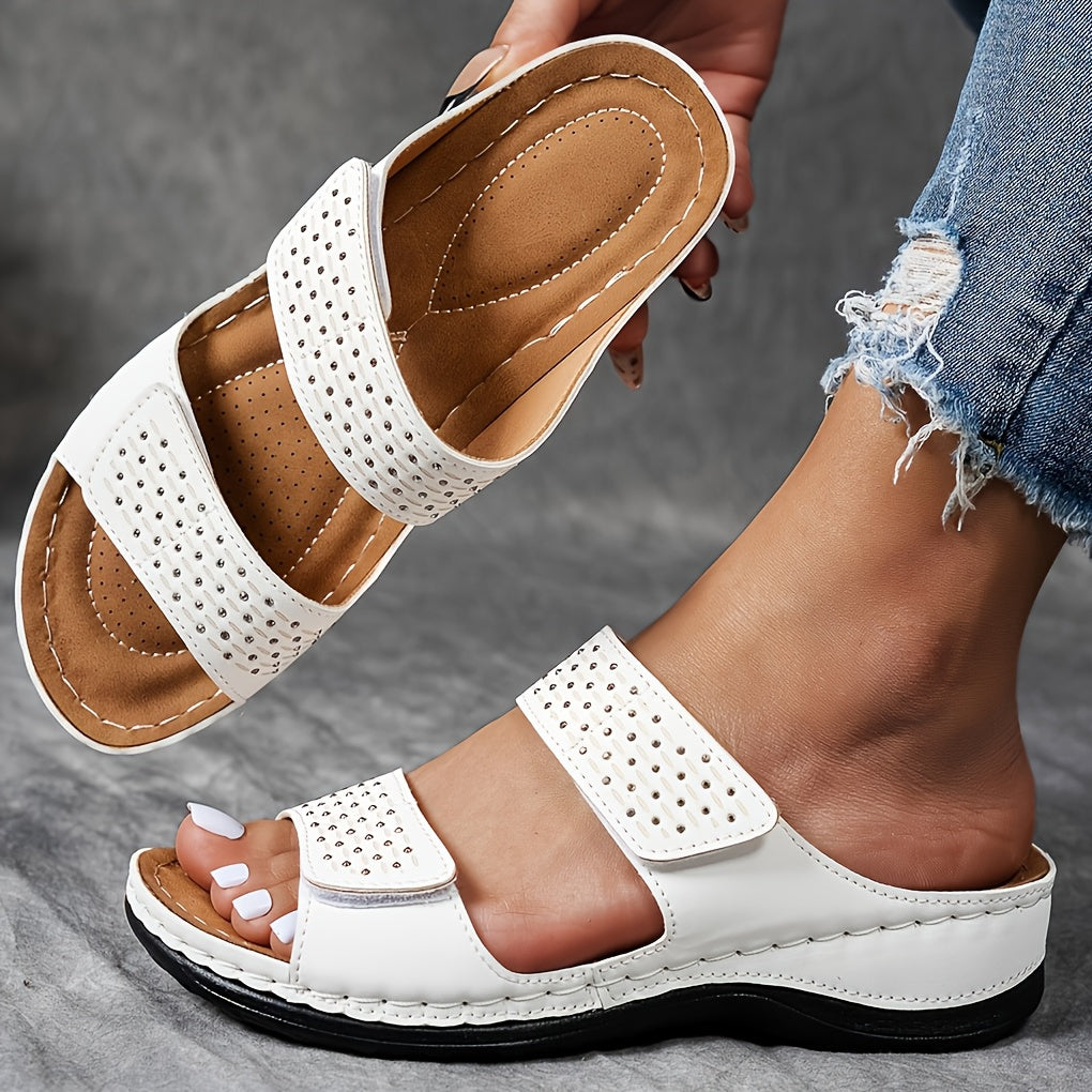 Giordana | Sandale Double Perforée
