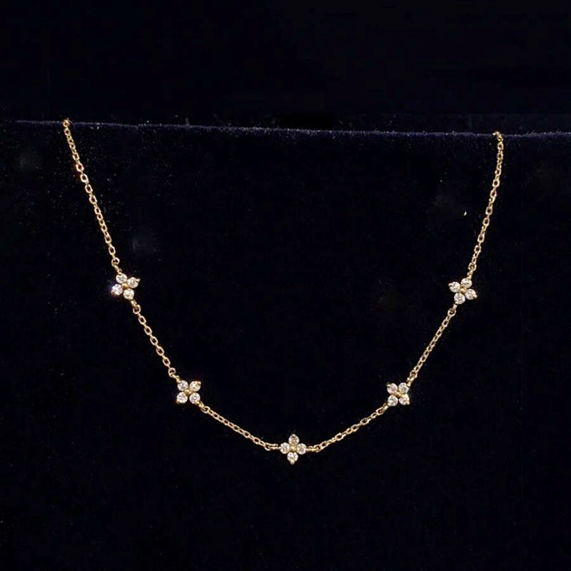 Vintage Four-Leaf Clover Necklace