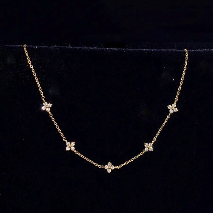 Vintage Four-Leaf Clover Necklace