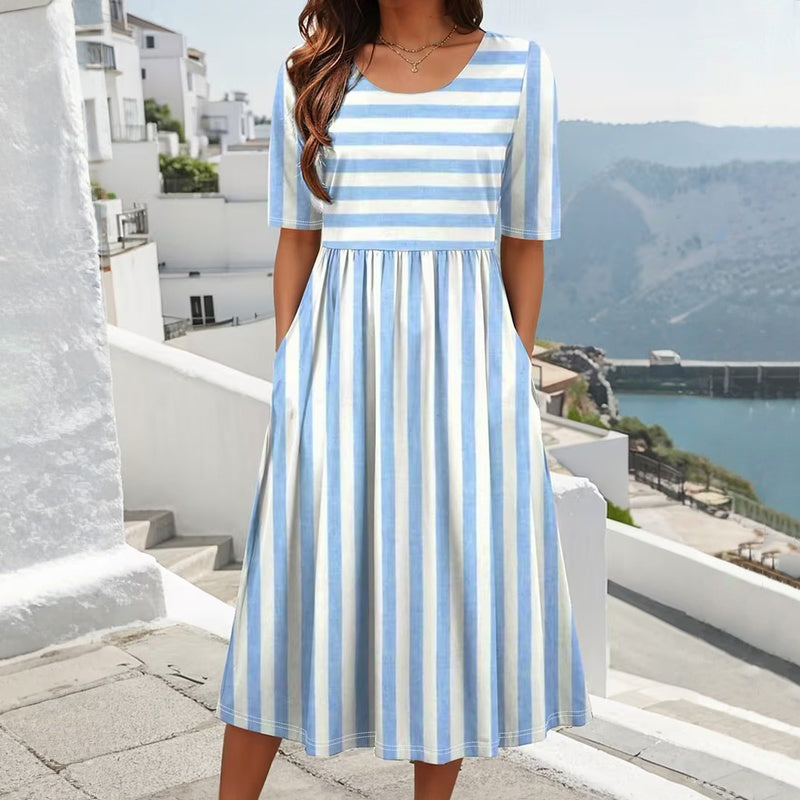 Casual Striped Dress
