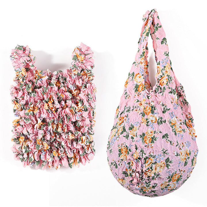 Vintage Floral Print Bag