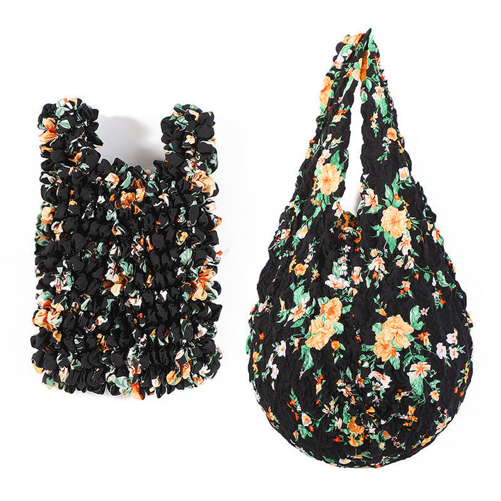 Vintage Floral Print Bag
