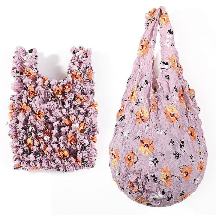 Vintage Floral Print Bag
