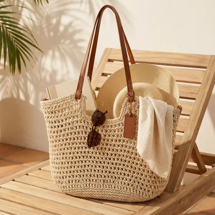 Gioia | Sac Cabas Tissé à la Main au Crochet