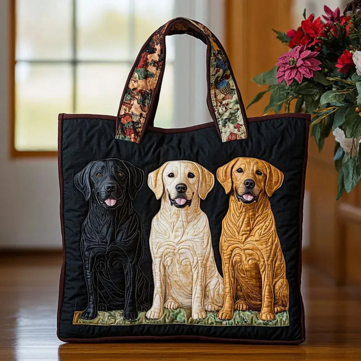 Sac Fait Main - Trois Labradors