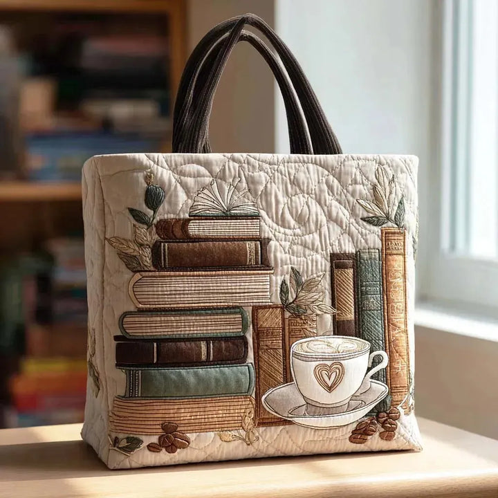 Sac Shopper Artisanal - Un Chapitre et un Café