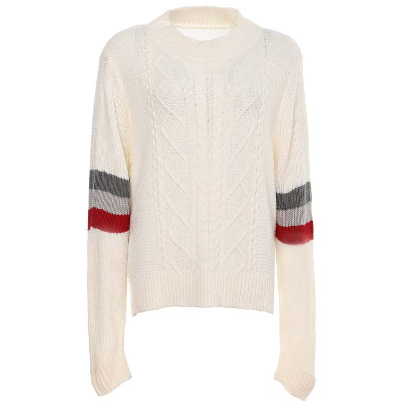 Casual Cable Knit Sweater