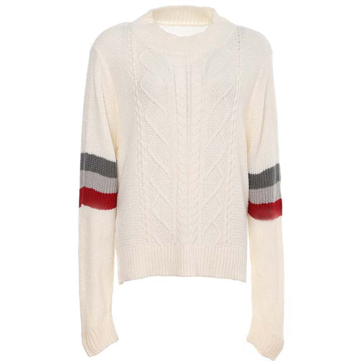 Casual Cable Knit Sweater