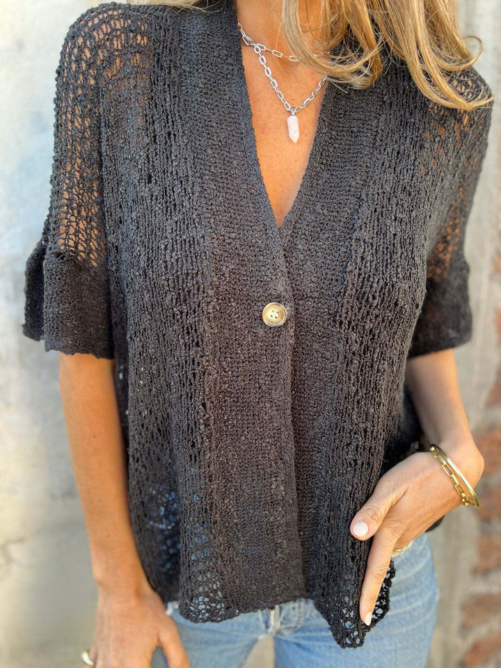 Claire - Gilet Aéré Élégant