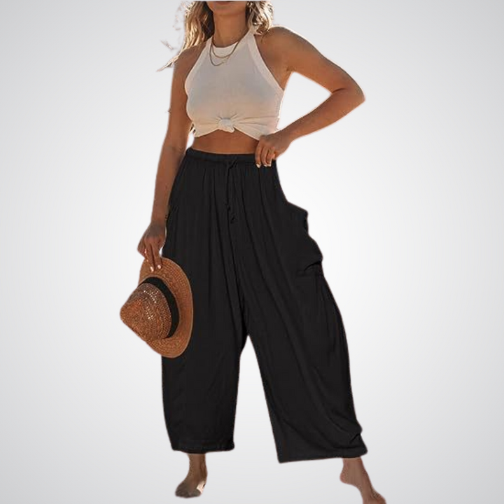 ELENA | Pantalons Confort à Jambe Large