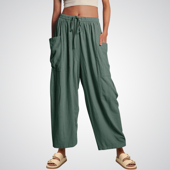 ELENA | Pantalons Confort à Jambe Large