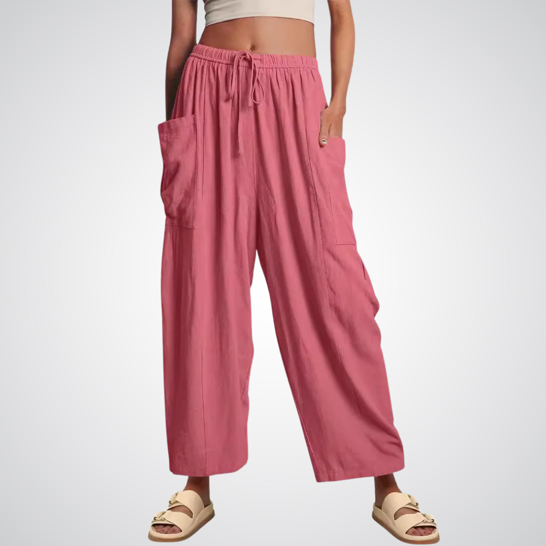 ELENA | Pantalons Confort à Jambe Large