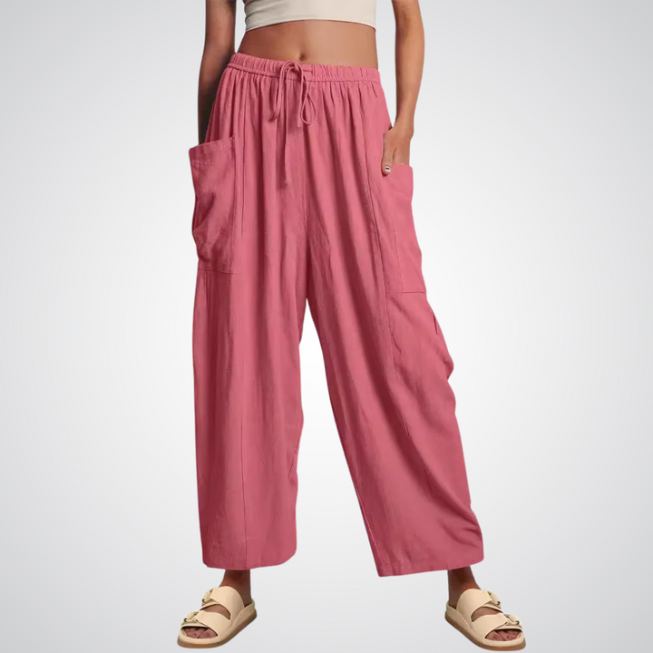 ELENA | Pantalons Confort à Jambe Large