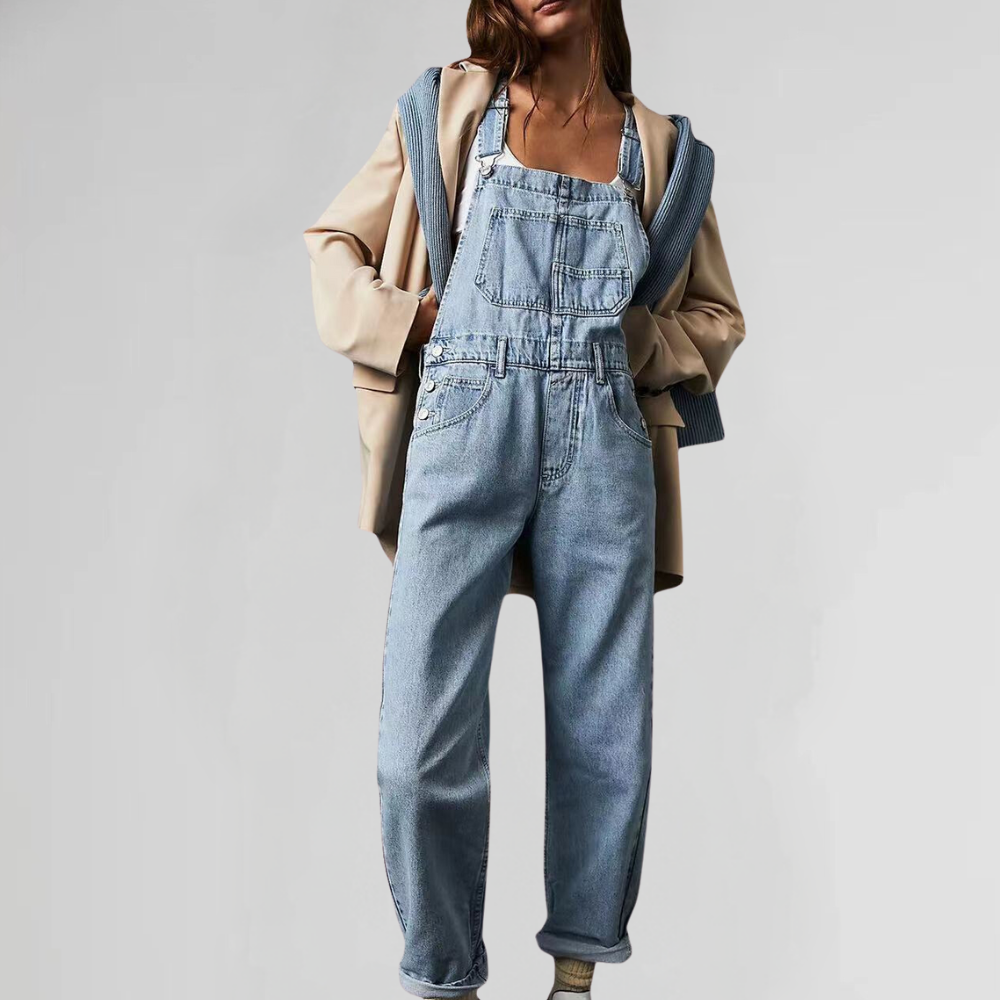 Jacqui - Combinaison Denim Urbaine