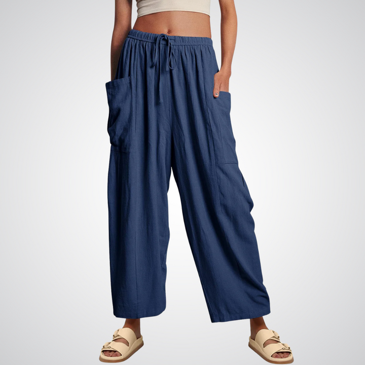 ELENA | Pantalons Confort à Jambe Large