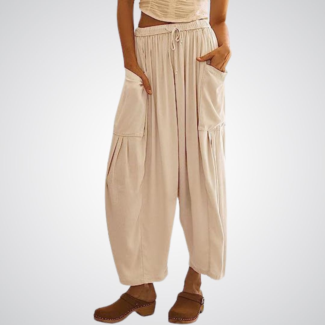 ELENA | Pantalons Confort à Jambe Large