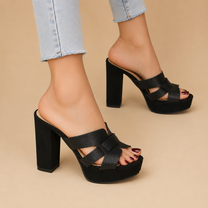 Elena™ | Talons Élégants à Plateforme Sans Effort
