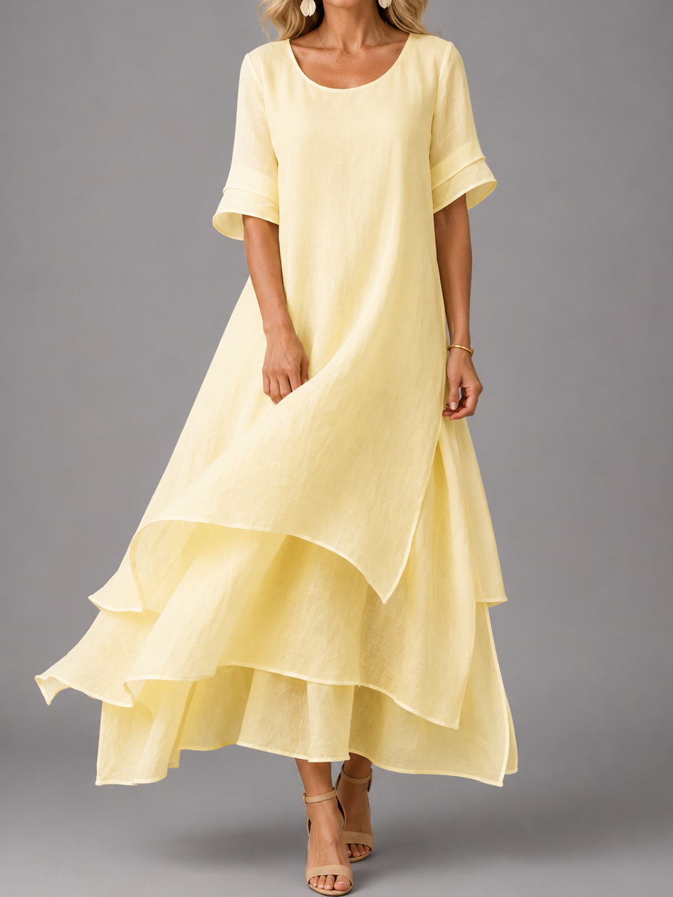 Liora™ | Robe Maxi Fluide &amp; Élégante