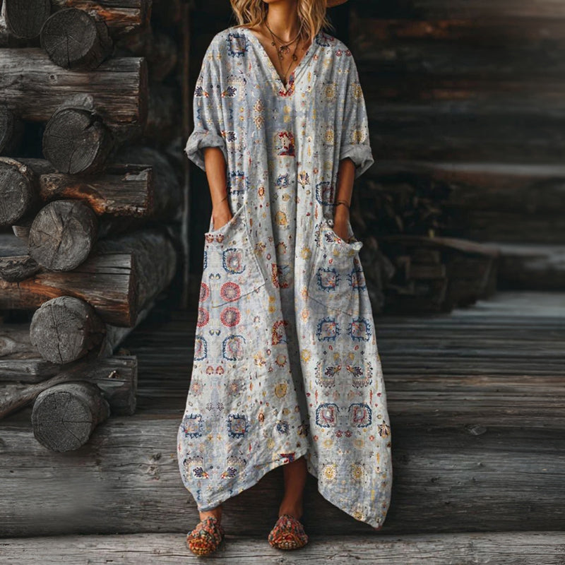 【Long Sleeve】Casual Vintage Dress