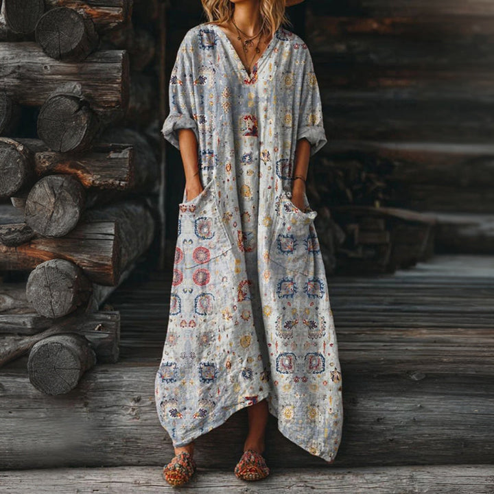 【Long Sleeve】Casual Vintage Dress