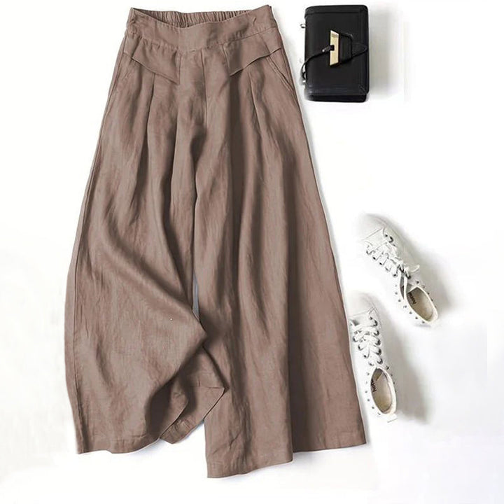 【Cotton And Linen】Casual Wide Leg Pants