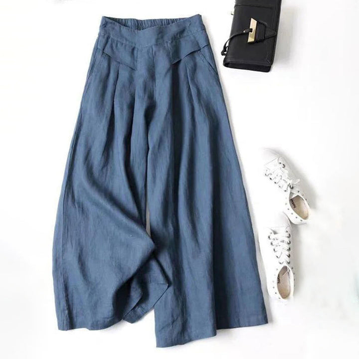 【Cotton And Linen】Casual Wide Leg Pants