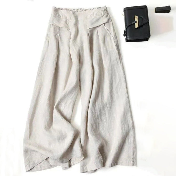 【Cotton And Linen】Casual Wide Leg Pants